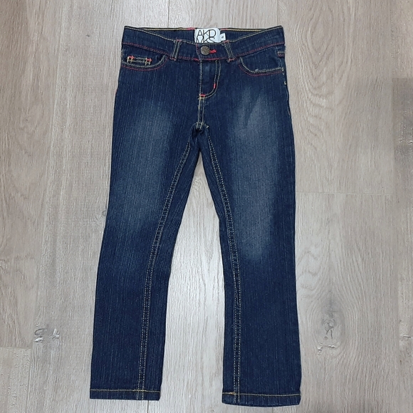 Akademics Dark Wash Embroidered Jeans size 6 - Picture 2 of 4